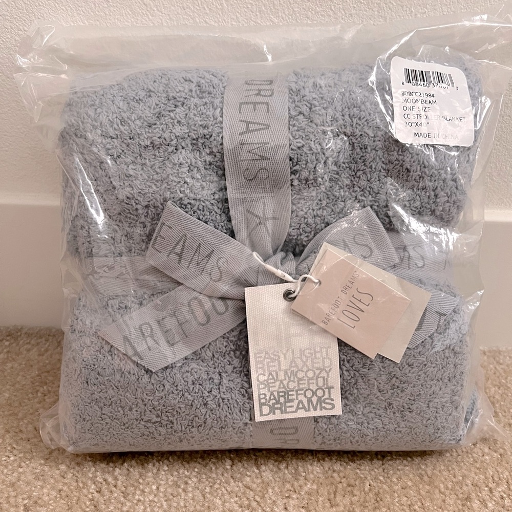 Barefoot Dreams Stroller Blanket - Moonbeam